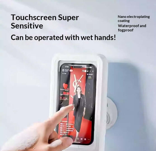 Waterproof Bluetooth Speaker Phone Holder For Bathroom And Shower