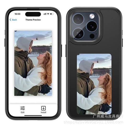 Smart NFC Screen Projection Creative DIY Phone Case