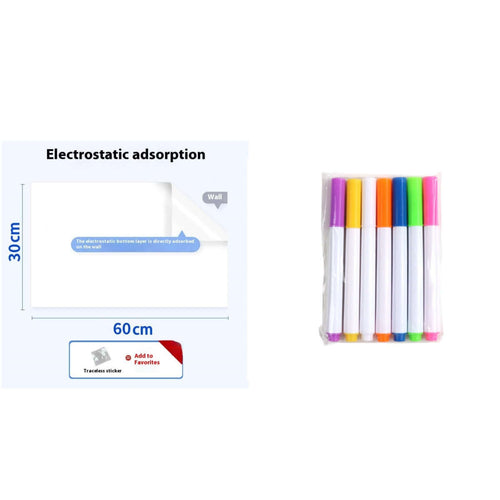 elektrostatyczna naklejka biała tablica Whiteboard Wall Sticker