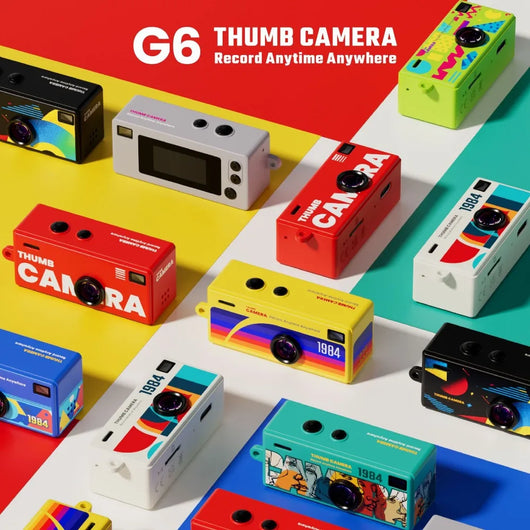 Mini Thumb Camera 1080P Wide Angle Lens Student Outdoor Sports Camera With 32GB Card Photo Video Mini Travel Pocket Camera