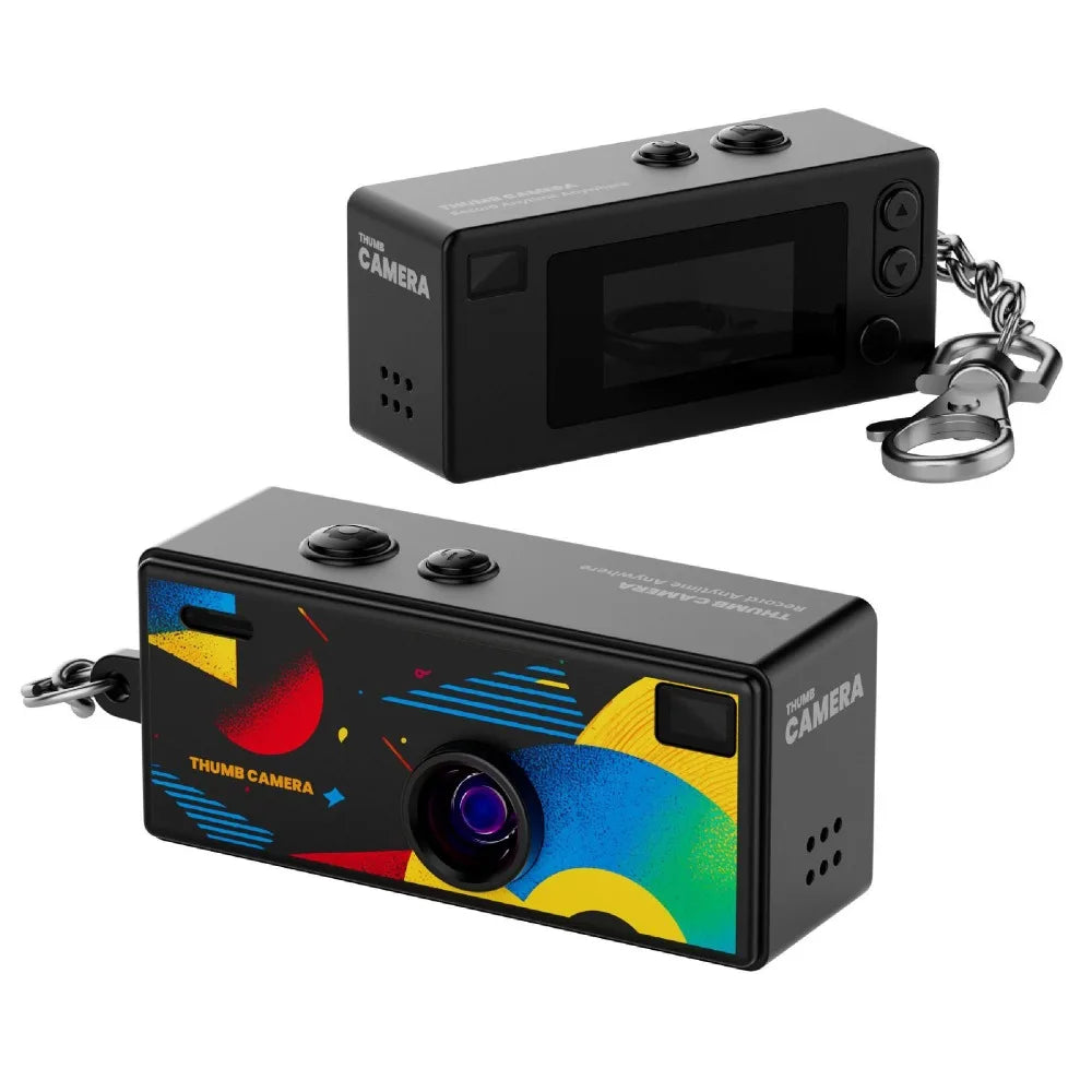 Mini Thumb Camera 1080P Wide Angle Lens Student Outdoor Sports Camera With 32GB Card Photo Video Mini Travel Pocket Camera