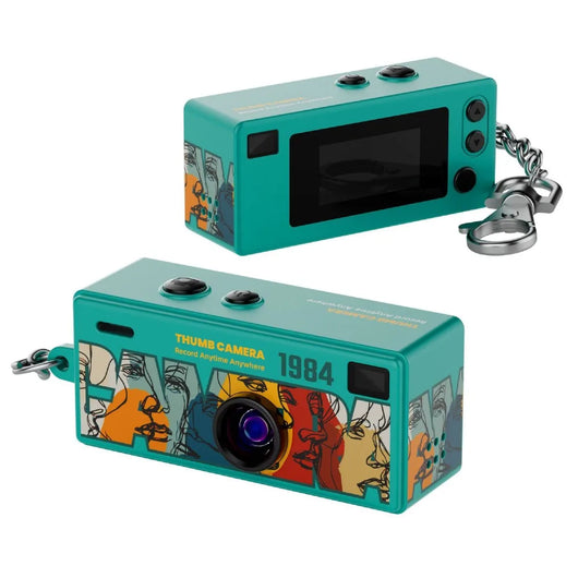 Mini Thumb Camera 1080P Wide Angle Lens Student Outdoor Sports Camera With 32GB Card Photo Video Mini Travel Pocket Camera
